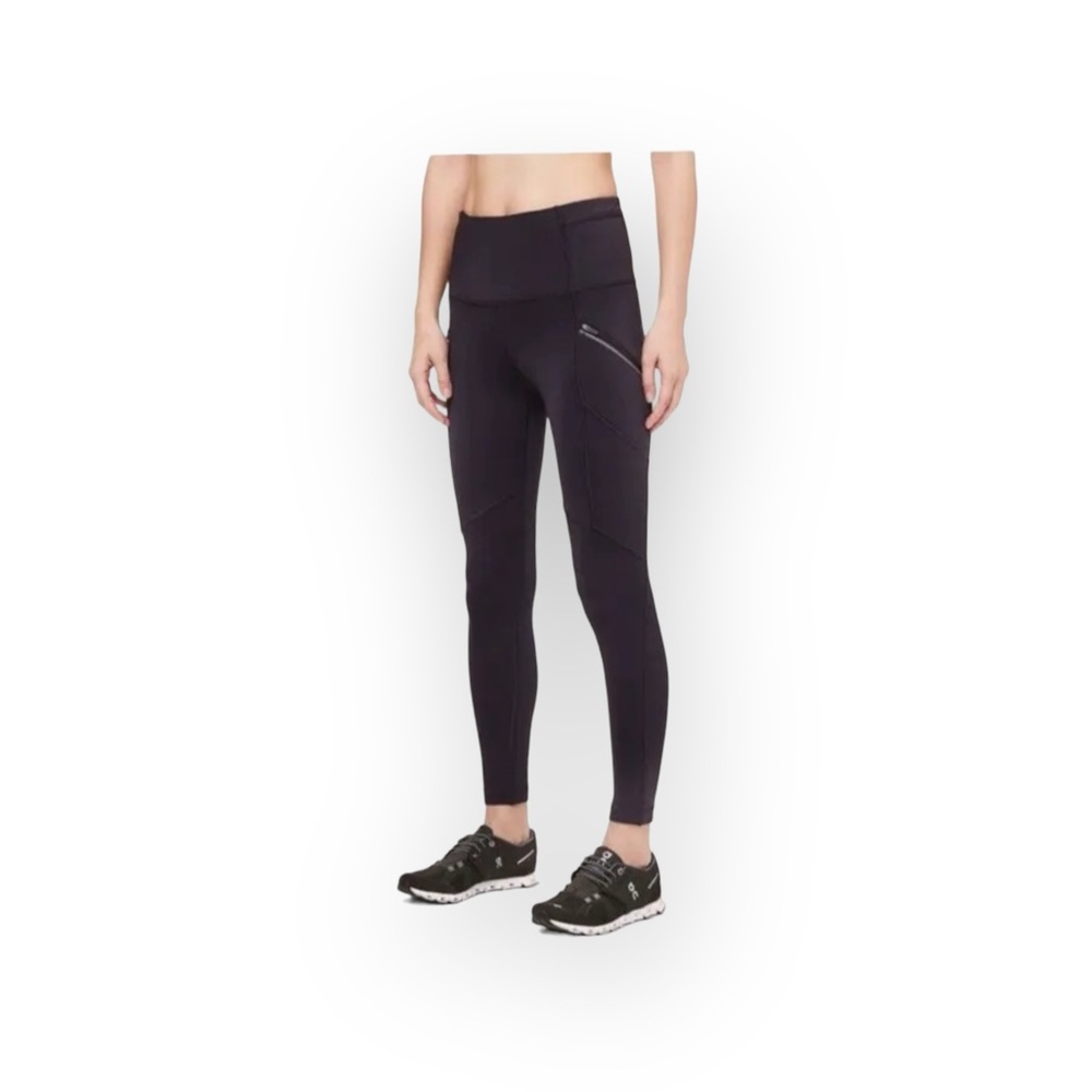 Lululemon Toasty Tech Tight 2 Leggings Fleece Lined Sz. 4
